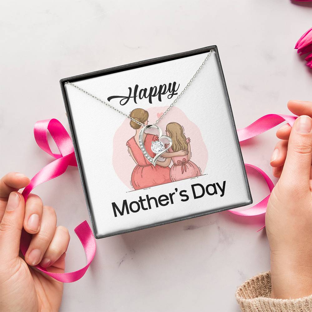 Happy Mother's Day 2 1 1 Forever Love Necklace