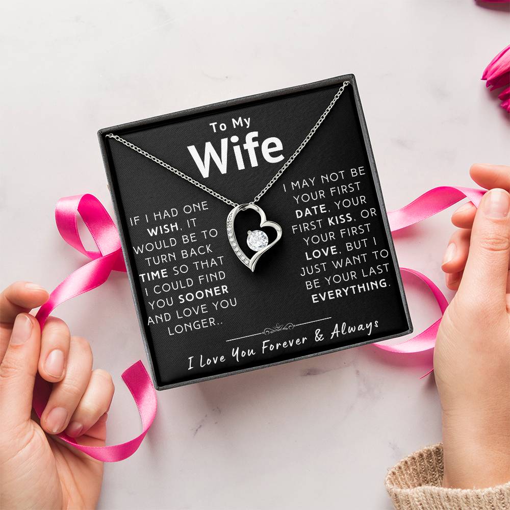 Wife Necklace Give The Gift They'll Always Remember 💕 1 Forever Love Necklace