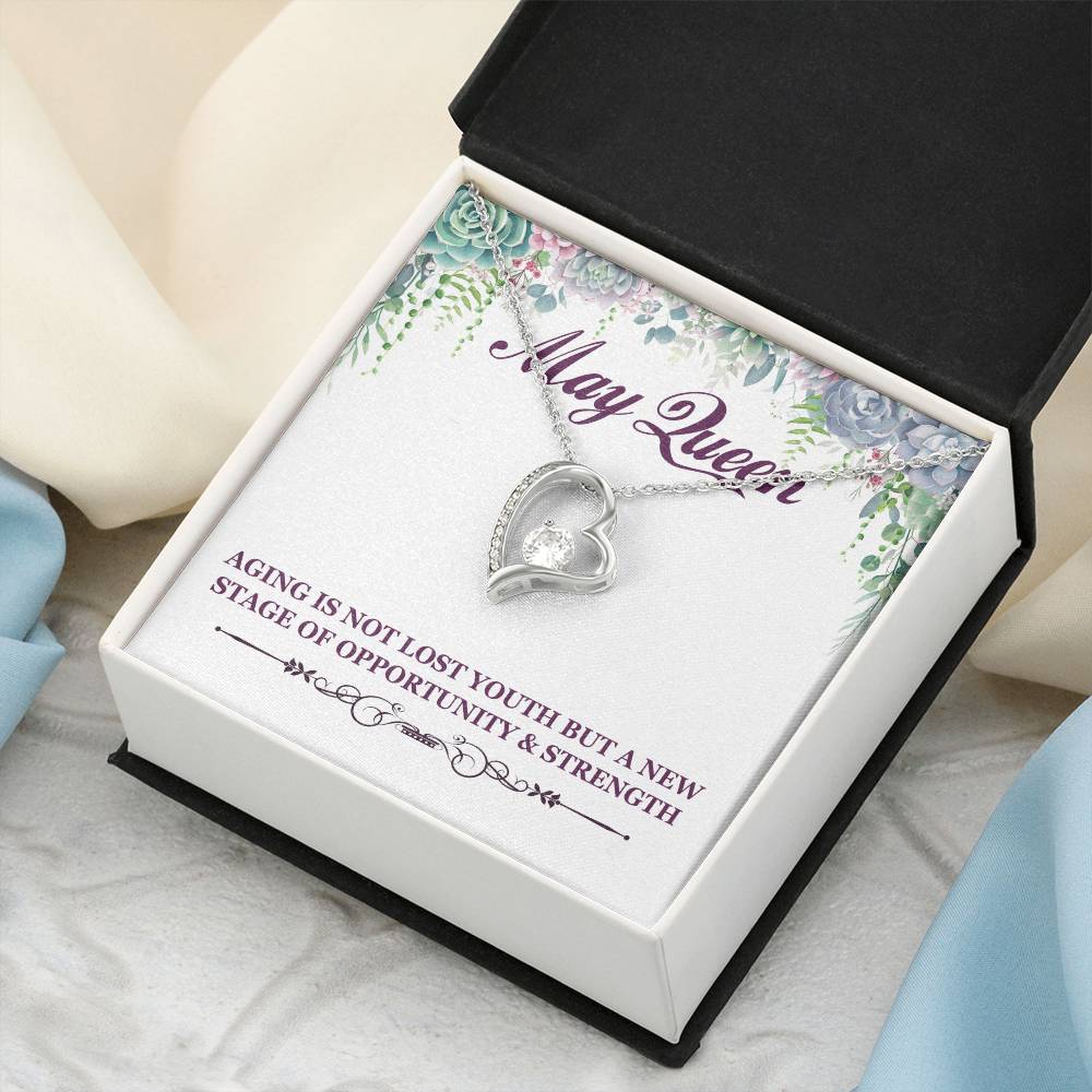 Born May Birthday Gift 2 Forever Love Necklace