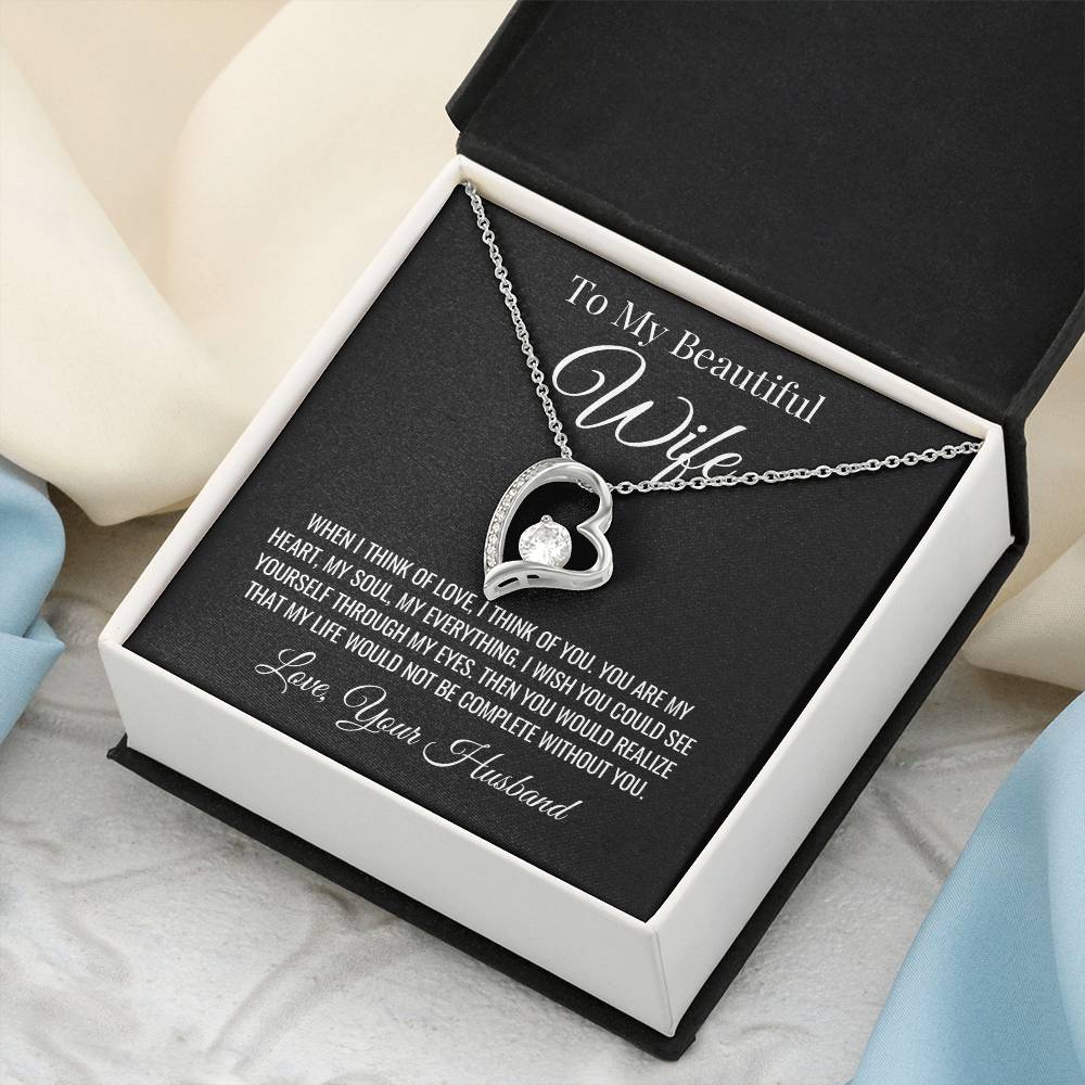 Wife Forever Love Valentine's Necklace 1 Forever Love Necklace