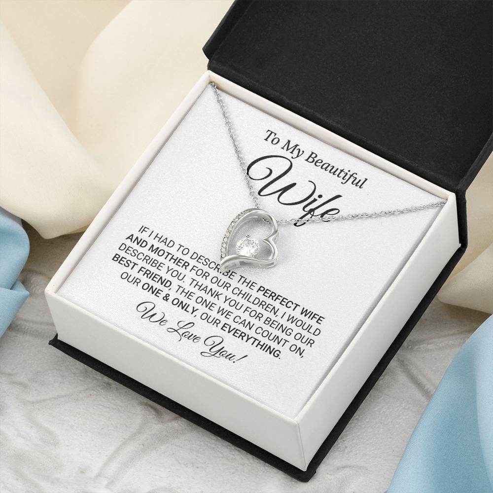 Heartfelt Mother's Day Gift For Wife 1 Forever Love Necklace