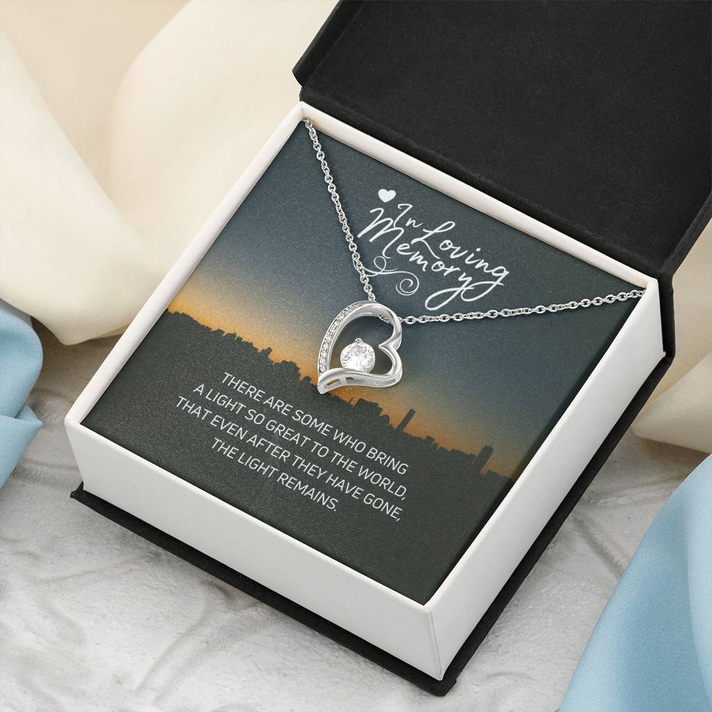 In Loving Memories Forever Love Necklace