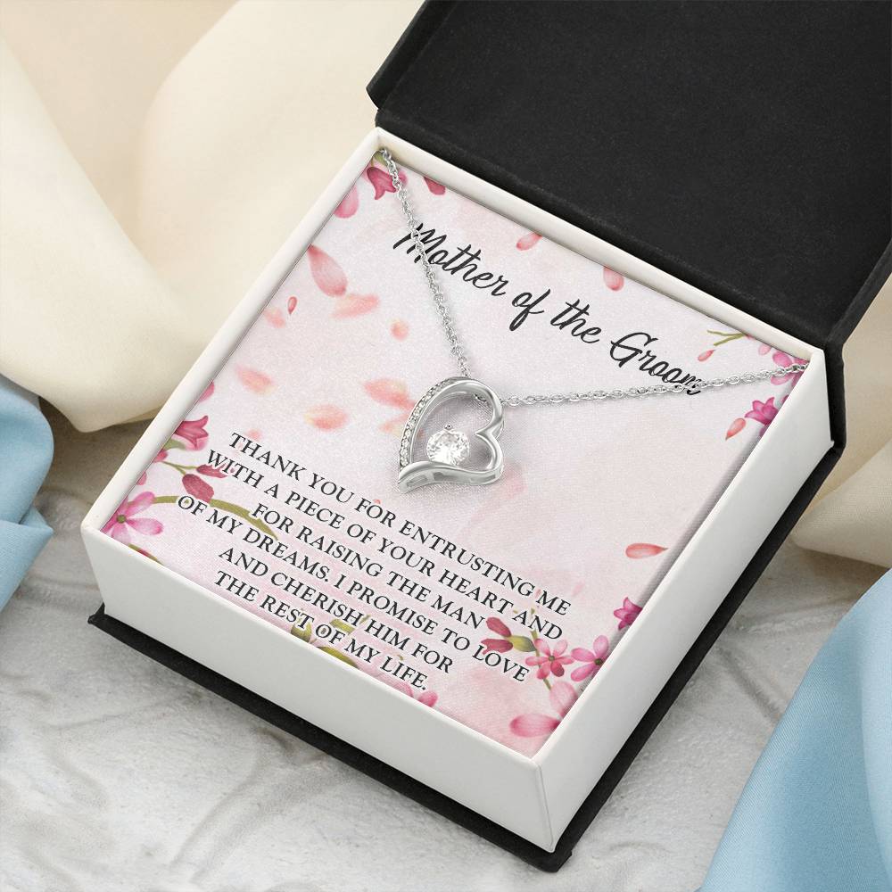 Mother In Law Wedding Gift From Bridemother In Law Birthday Gift Mother In Law Wedding Day Gift Mother Of The Groom Forever Love Forever Love Necklace