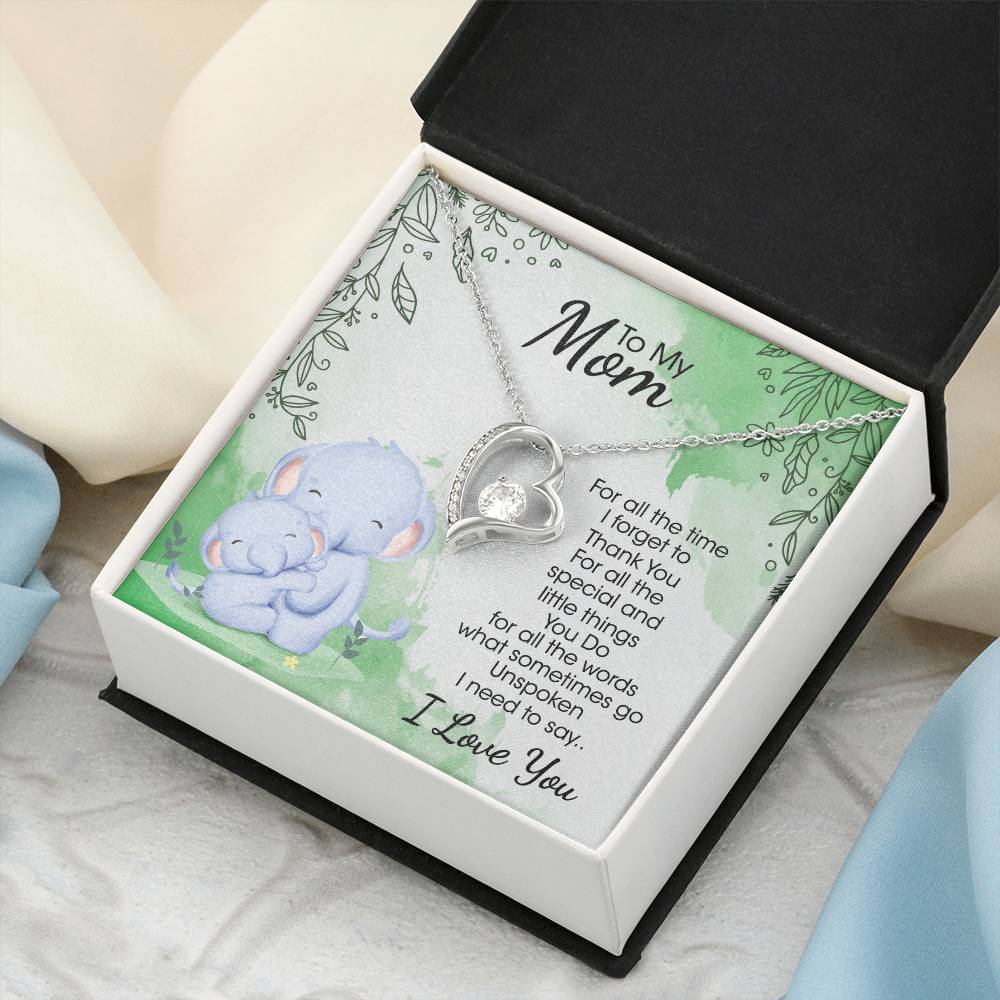To My Mom 4 Forever Love Necklace