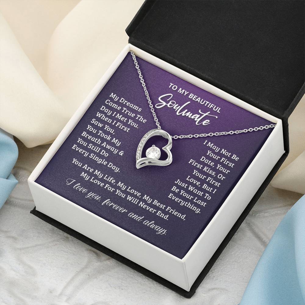 Gift For Soulmate Your Last Everything Forever Love Necklace