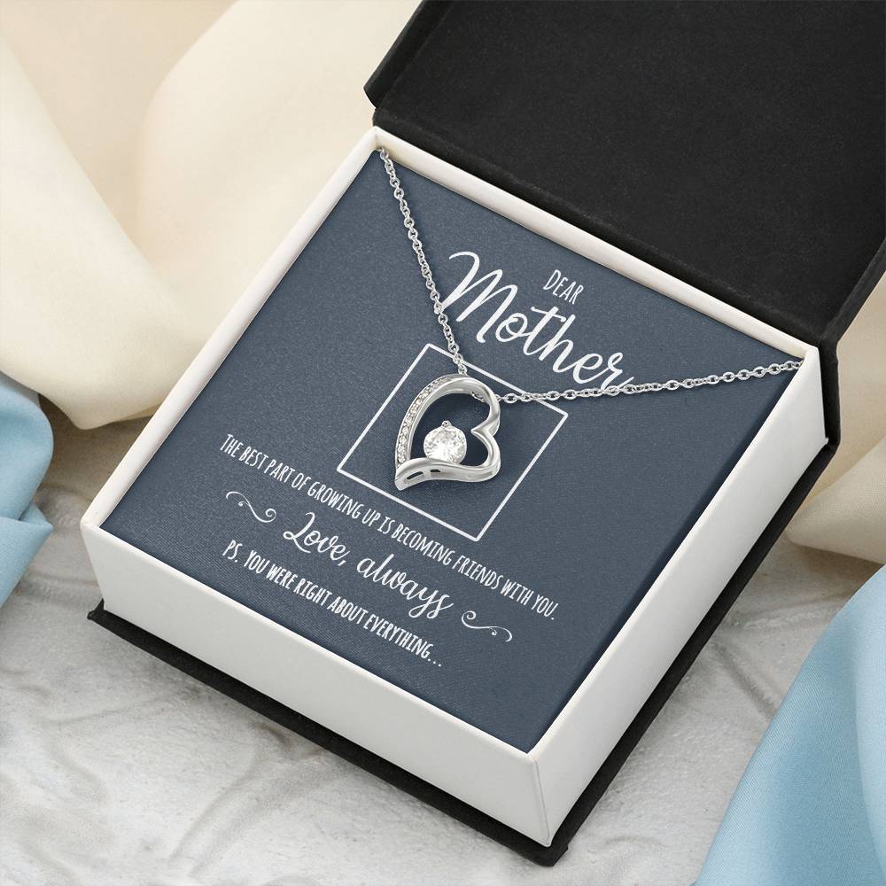 A Great Gift For Mom You Were Right Mother Daughter Necklace Forever Love Necklace