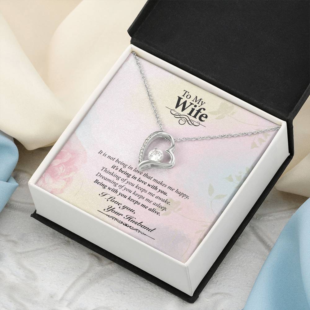 To My Wife - Forever Love Necklace Forever Love Necklace