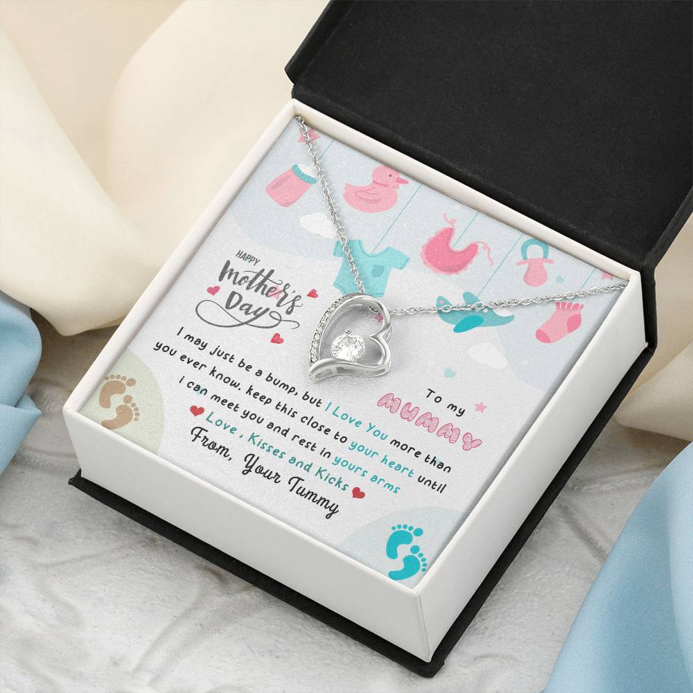 To My Pregnant Wife 1 Forever Love Necklace