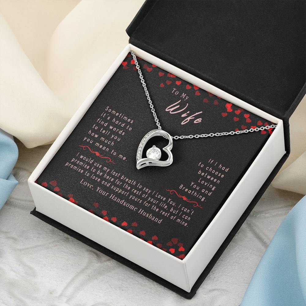 Forever Love Necklace From Handsome Husband 1 Forever Love Necklace