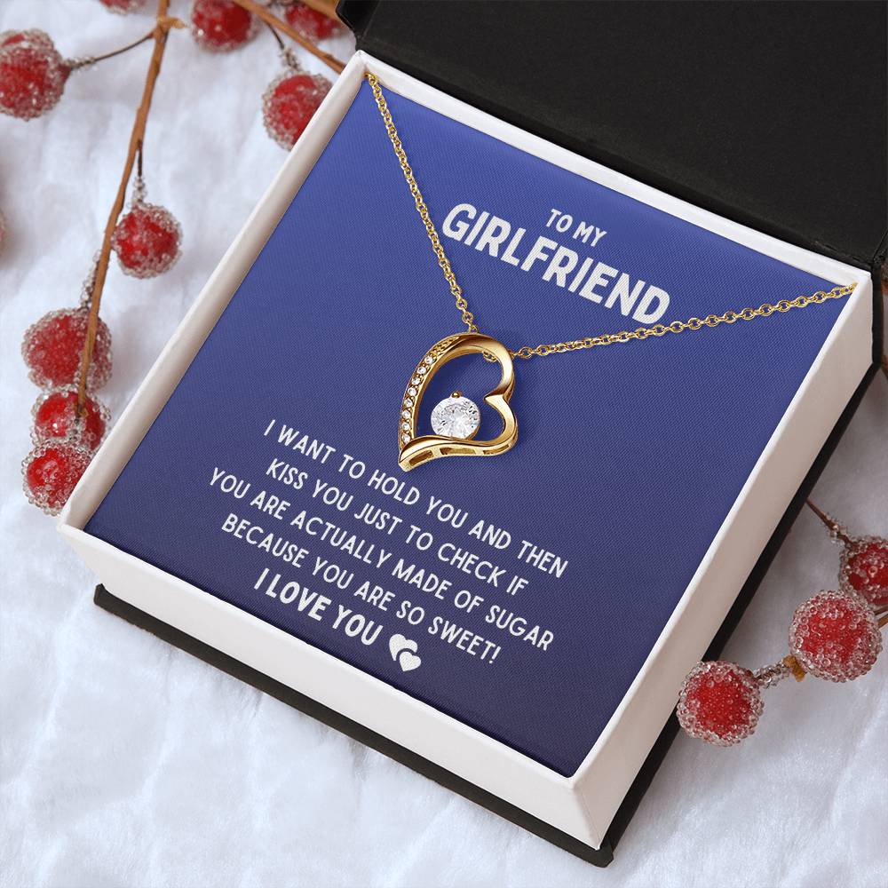 To My Girlfriend You Are So Sweet Necklace 1 Forever Love Necklace