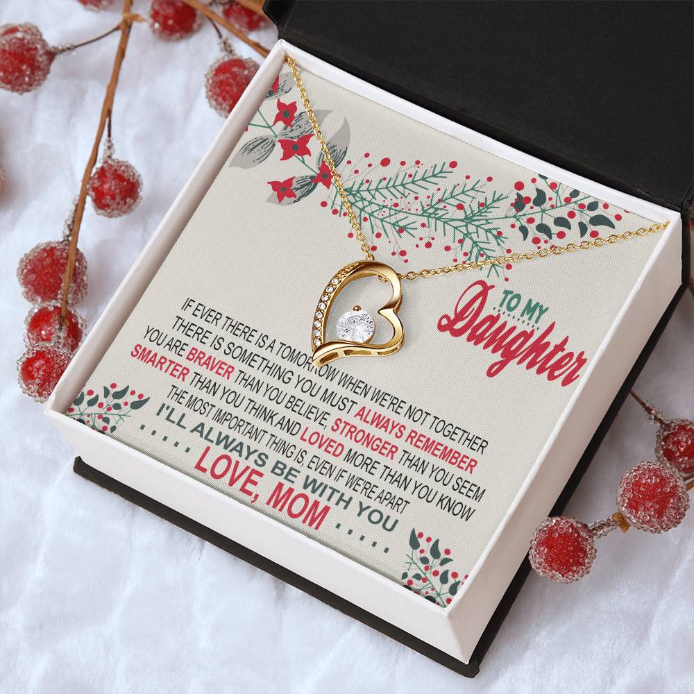 Gift For Daughter From Mom Daughter Mother Necklace Daughter Gift From Mom To My Daughter Daughters Birthday Unique Gift For Daughter Grown Up Forever Love Necklace