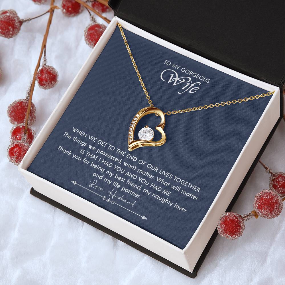 Perfect Necklace For Your Wife ❤️ Forever Love Necklace