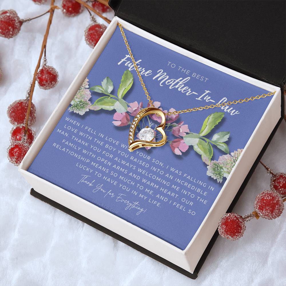 Future Mother In Law Gift Mom In Law Jewelry Mother's Day Gift For Motherinlaw Gift For Mother In Law Motherinlaw Necklace Forever Love Necklace