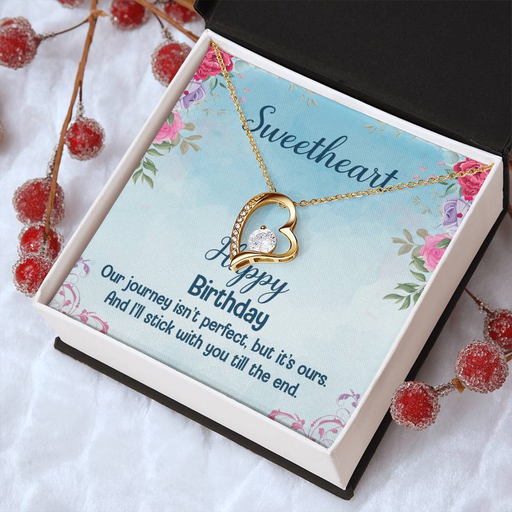 Happy Birthday To My Love - Forever Love Necklace Forever Love Necklace