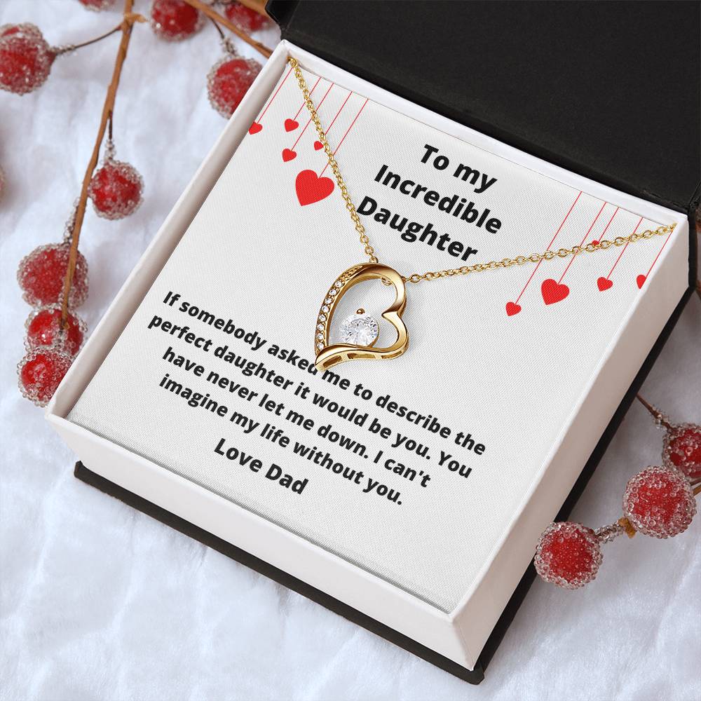 Incredible Daughter Forever Love Bw1 Forever Love Necklace