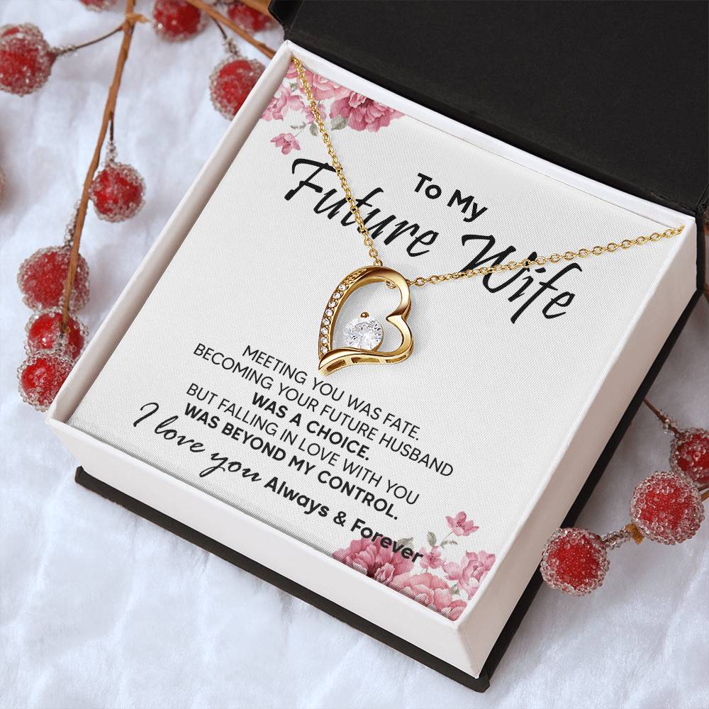 To My Future Wife - Forever Love Necklace - So145 Forever Love Necklace