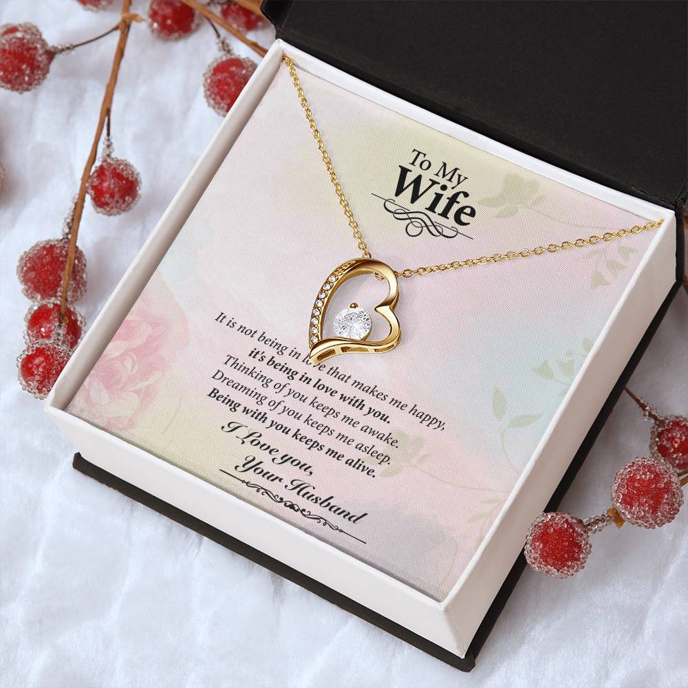 To My Wife - Forever Love Necklace Forever Love Necklace