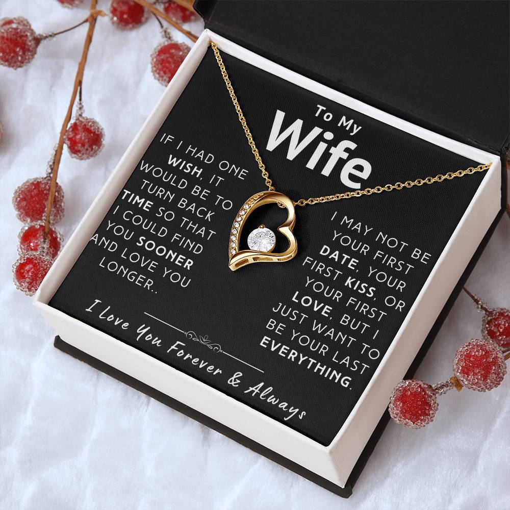 Wife Necklace Give The Gift They'll Always Remember 💕 1 Forever Love Necklace