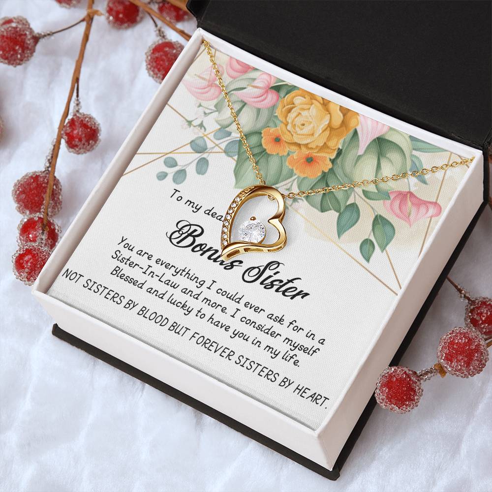 Sister In Law Necklace Gift Unbiological Sister Necklace Bonus Daughter Necklace Step Daughter Necklace Necklace Gift For Bonus Forever Love Necklace