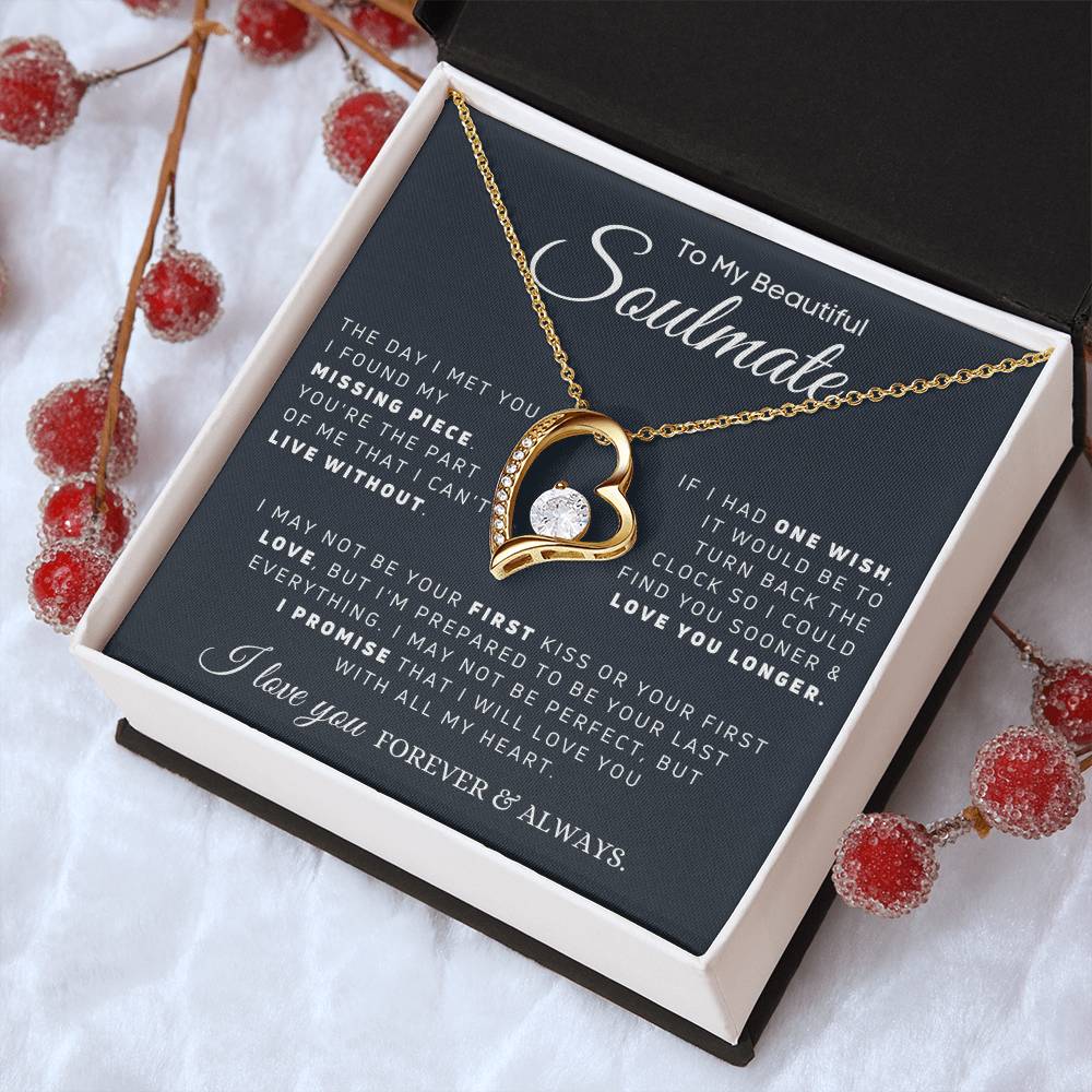 Soulmate - My Missing Piece -  Forever Love Necklace Forever Love Necklace