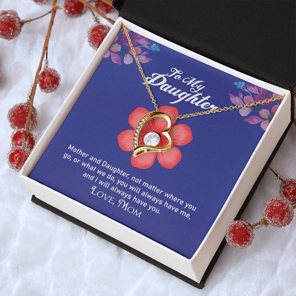 Gift For Daughter From Mom Someday When Pages Of My Life Ends Daughter Necklace Gift For Daughter Daughter Forever Love Necklace