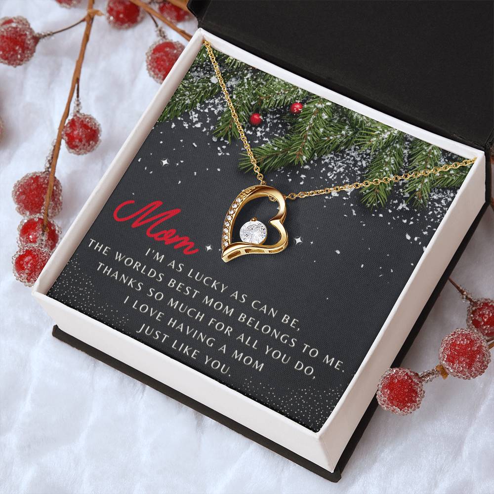 Mom Poem 💕 Odyssey Allure Necklace Gift Forever Love Necklace