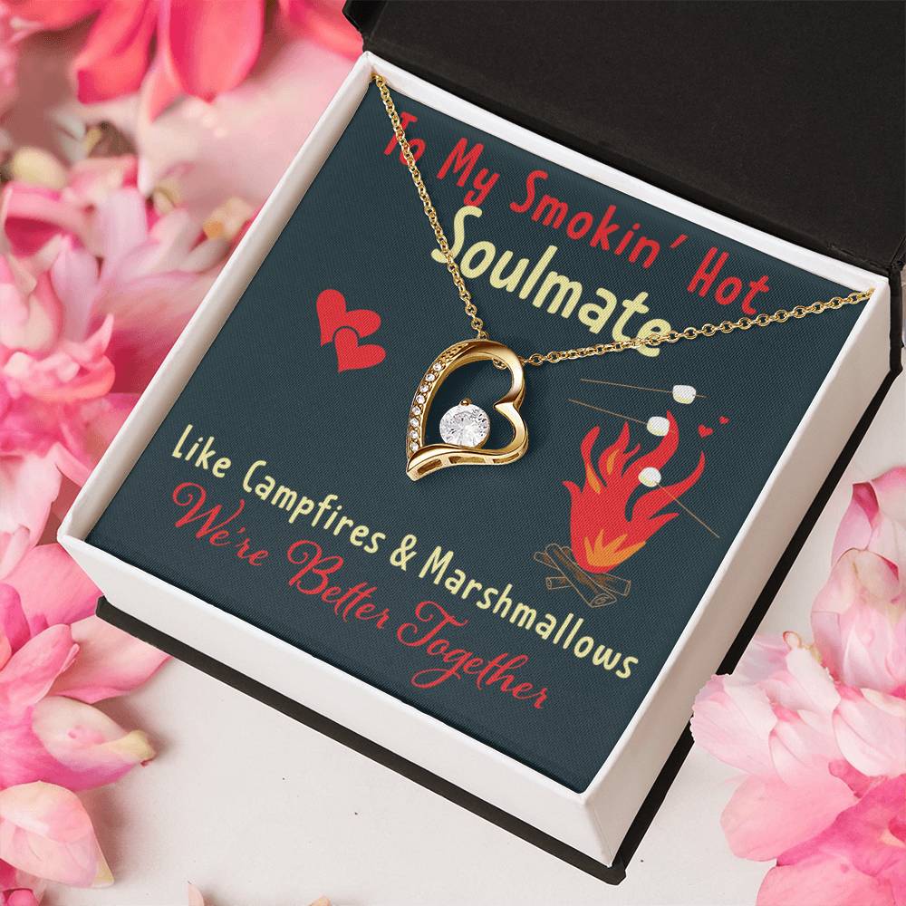To My Soulmate Forever Love Necklace
