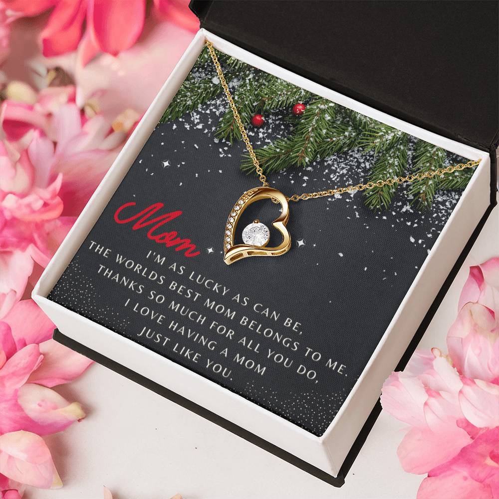Mom Poem 💕 Odyssey Allure Necklace Gift Forever Love Necklace