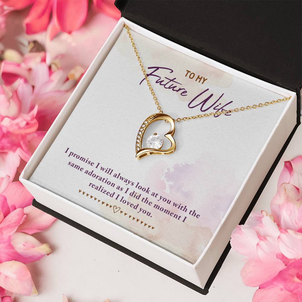 To My Future Wife 925 Sterling Silver Pendant 1 Forever Love Necklace