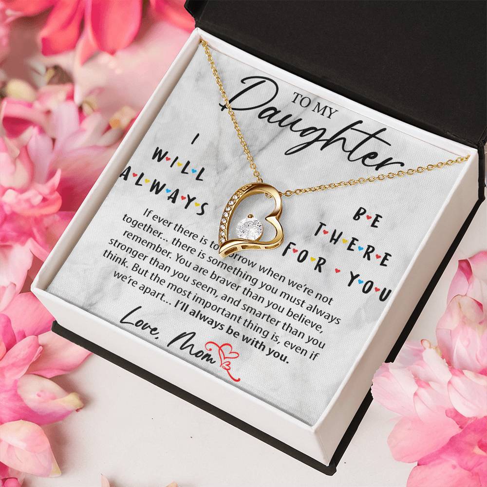 Necklace For Daughter From Mom Necklace For Daughter From Dad To My Daughter Necklace My Daughter Necklace Necklace For Daughter Forever Love Necklace