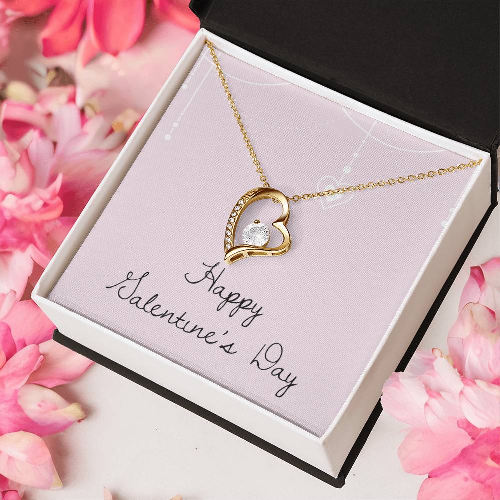 Happy Valentine's Day Necklace 2 Forever Love Necklace