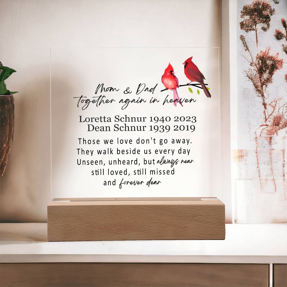 Autumn Schnur - Always Near - Acrylic Square Plaque
