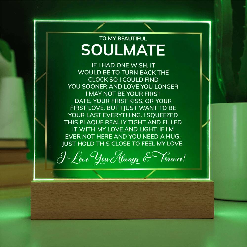 Feel My Love - Hold This Close - Acrylic Square Plaque