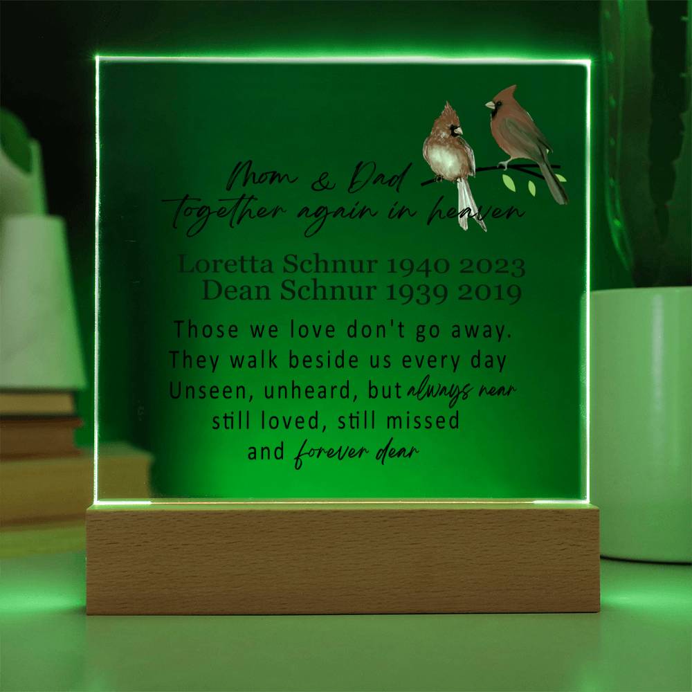 Autumn Schnur - Always Near - Acrylic Square Plaque