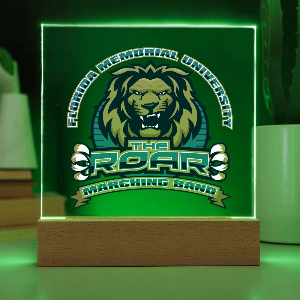 The Roar Marching Band - Acrylic Square Plaque