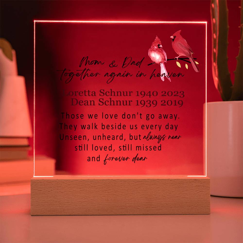 Autumn Schnur - Always Near - Acrylic Square Plaque