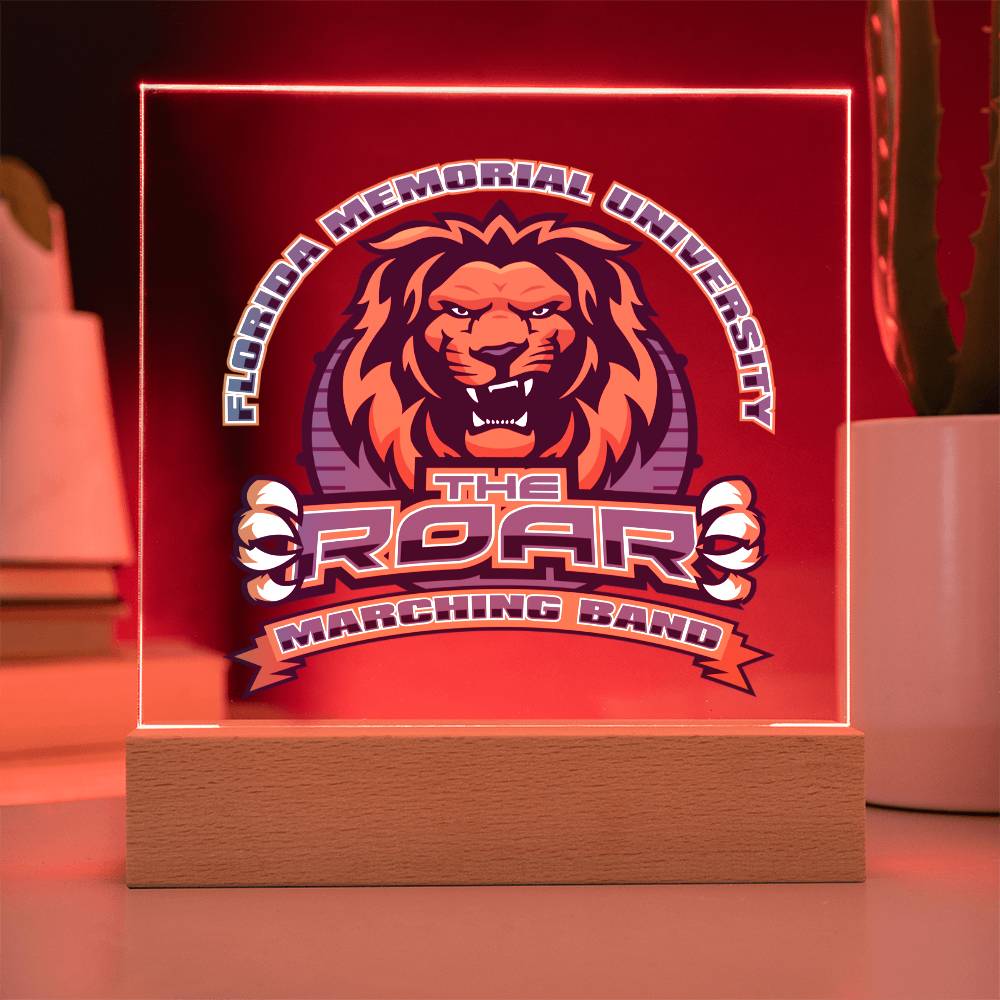 The Roar Marching Band - Acrylic Square Plaque