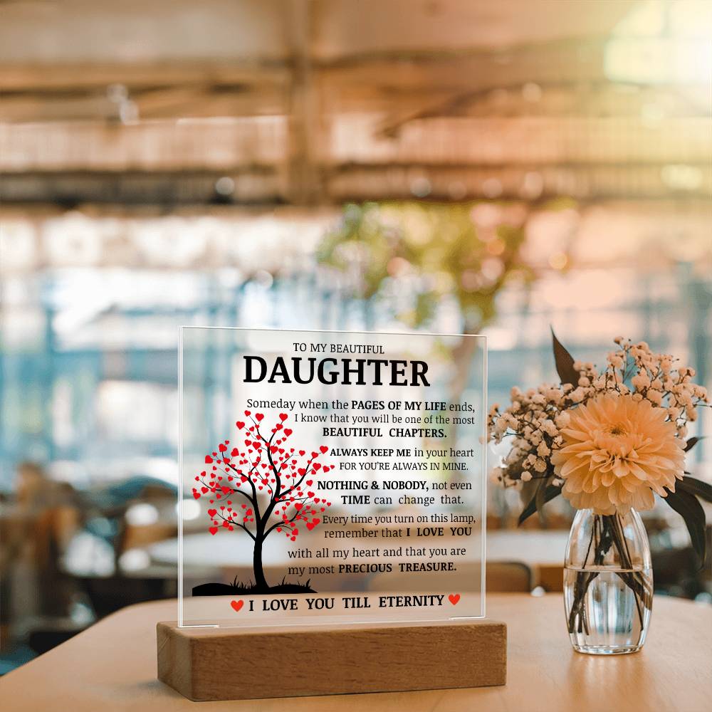 Daughter Keepsake - Nothign And Nobody - Acrylic Square