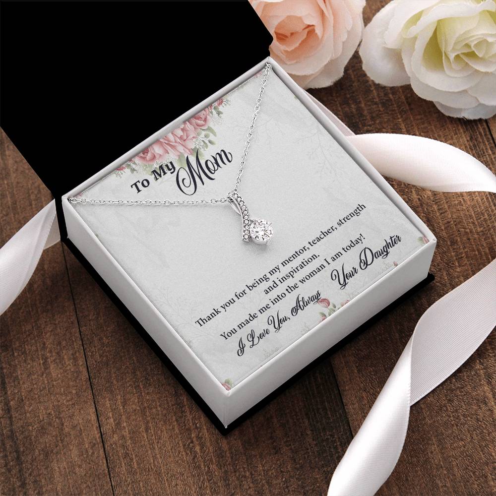 Roses To Mom From Daughter Beauty Necklace Alluring Beauty Necklace