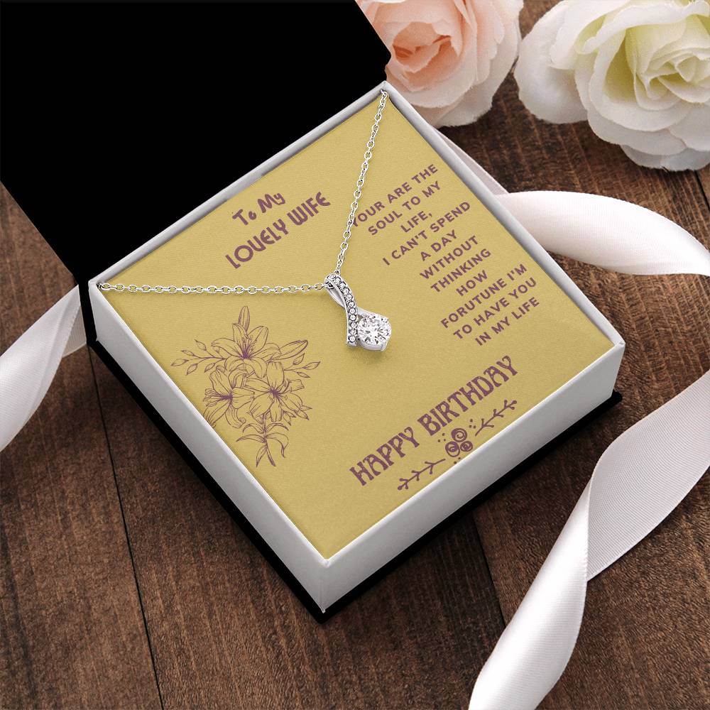 Alluring Birthday Gift Necklace For Wife Alluring Beauty Necklace