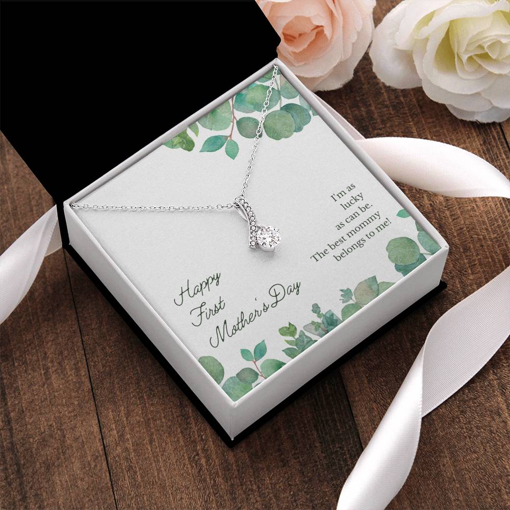 Premium Alluring Necklace  Customize Gift For Your Loving Mom Alluring Beauty Necklace