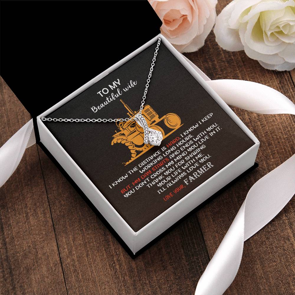 To My Beautiful Wife 1 Alluring Beauty Necklace