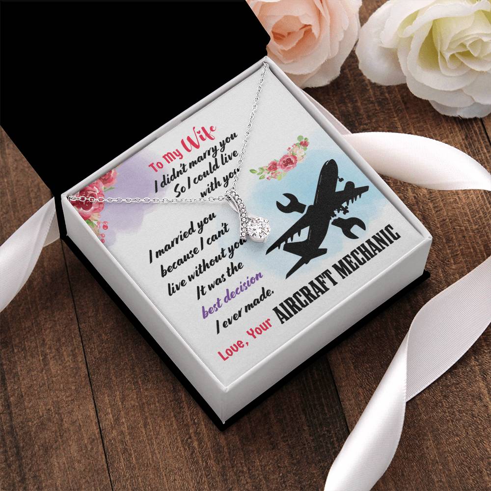 Aircraft Mechanic's Wife - Alluring Beauty Necklace Alluring Beauty Necklace