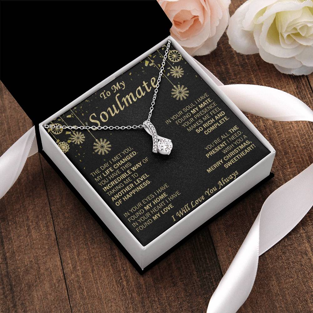 Gift For Your Soulmate Christmas - Meet You - Alluring Alluring Beauty Necklace