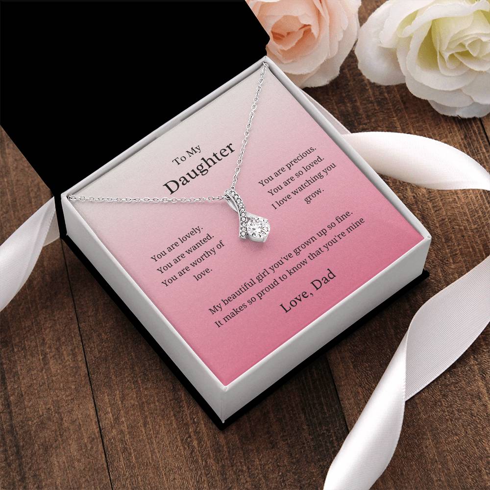 Best Seller - My Beautiful Girl - Gift For Daughter - Necklace Alluring Beauty Necklace