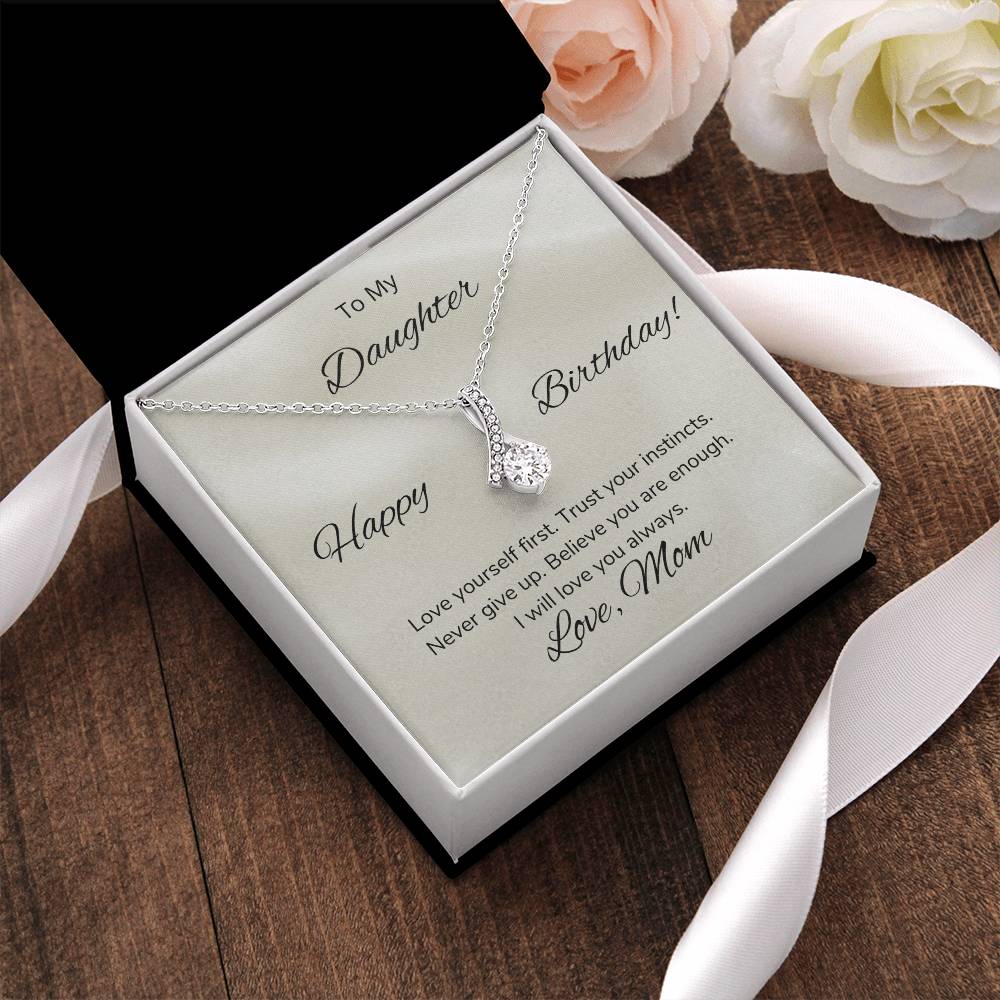 To My Beautiful Daughter - The Stunning Alluring Beauty Necklace 1 Alluring Beauty Necklace