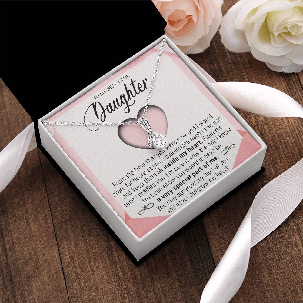 To My Beautiful Daughter 4 Alluring Beauty Necklace
