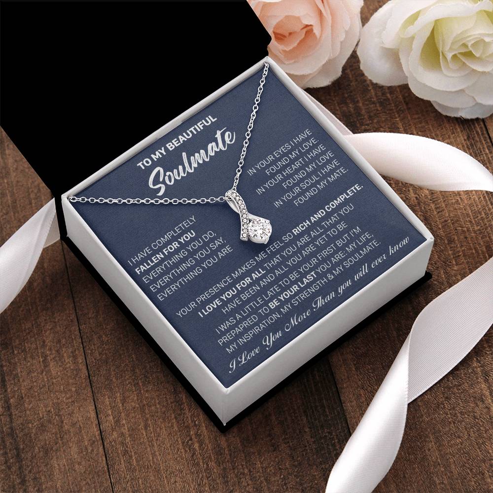Gift For Your Soulmate Christmas - My Mate - Alluring Alluring Beauty Necklace