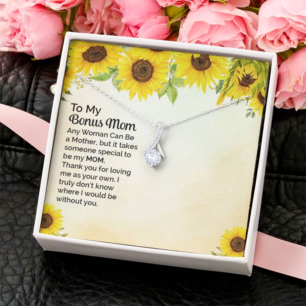 To My Bonus Mom - Alluring Beauty Necklace 1 Alluring Beauty Necklace