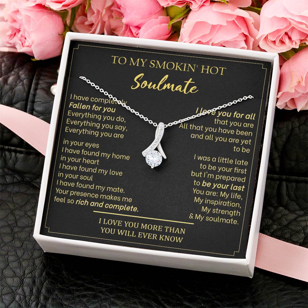 Gift For Your Soulmate - Your Presence Makes Me Complete - Alluring 1  Alluring Beauty Necklace